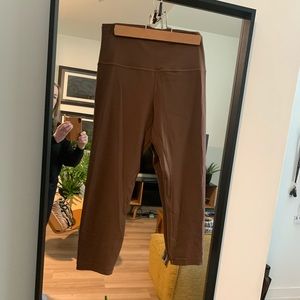 Lululemon 21” Align Crop in Beautiful Java Colour